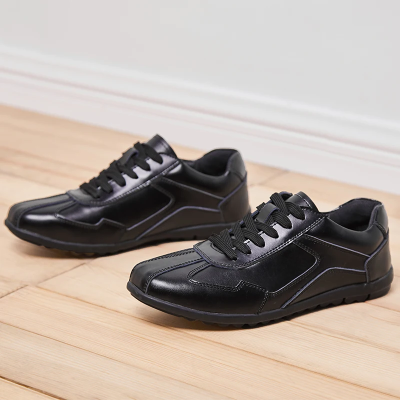 Branco Primavera Couro De Sapatos Para Black Casual Novas Condução Tênis Chegam Homens Sapato Retro Plataforma Outono brown Oxfords 2019 Misalwa Escritório white ptIqOwx