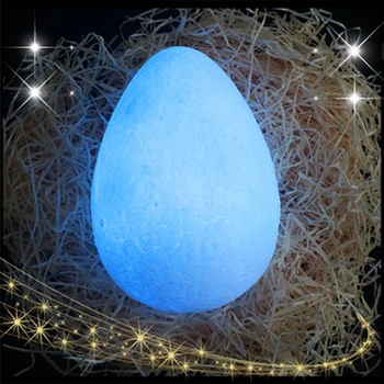 

PLA 3D Print Night Light Egg Lamp Christmas Children's Night Light LED Bookcase Light Bedside Lamp Decoration Home For Halloween