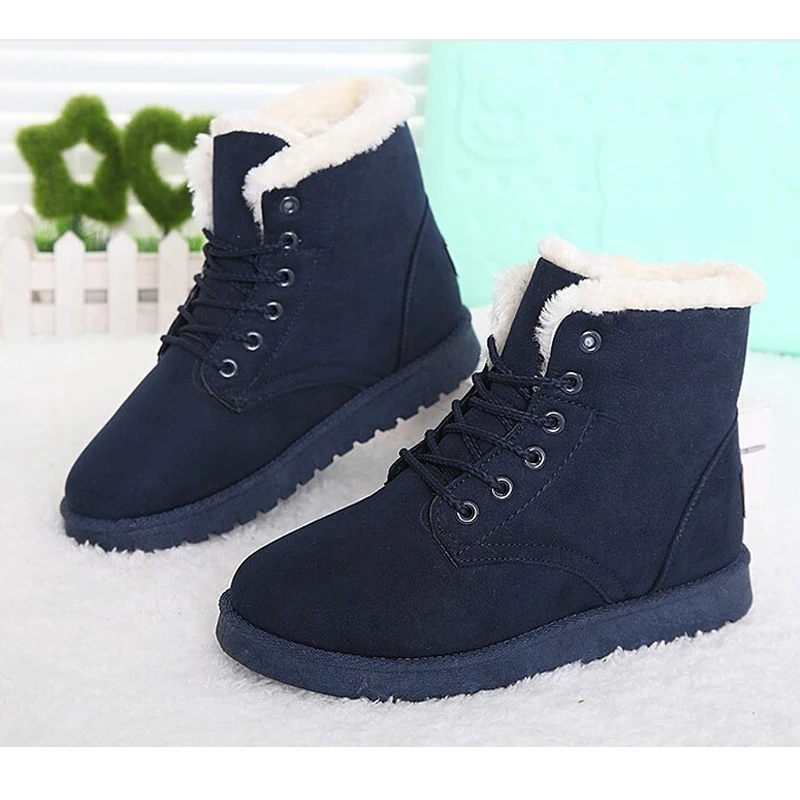 LAHESHI-Women-Boots-Lace-Up-Fur-Ankle-Boots-2018-Fashion-Winter-Snow-Boots-Keep-warm-Women