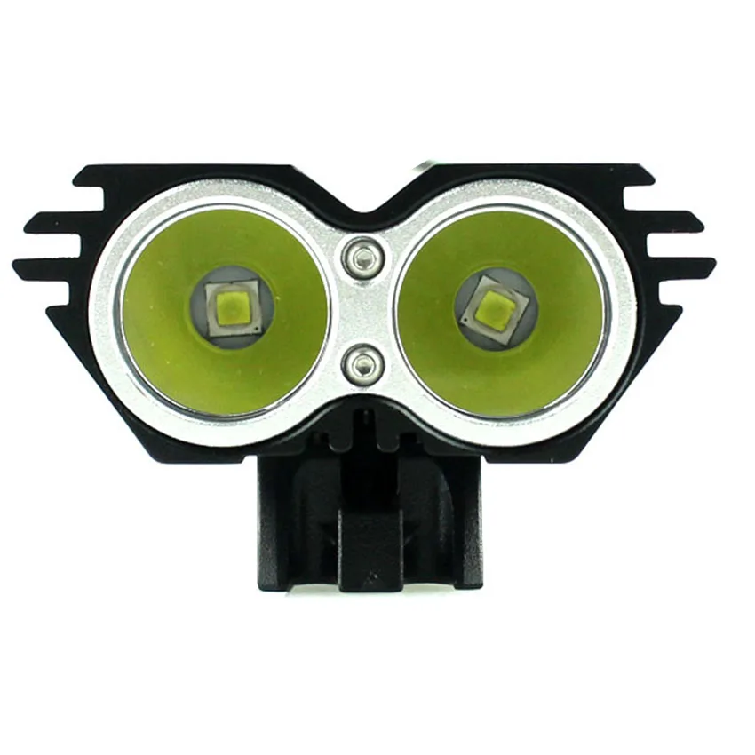 Kaufen SolarStorm X2 Wasserdichte Fahrrad Licht 5000LM 2 X T6 LED Front Scheinwerfer Dual Lampen für Radfahren Led fahrrad + 18650 batterie