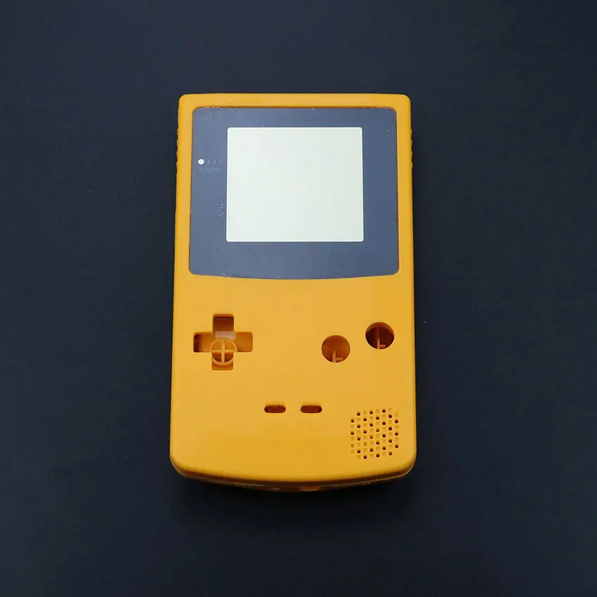 ChengHaoRan для GBC полный корпус оболочка Крышка для nintendo GameBoy цвет Ремонт Часть корпус оболочки пакет с кнопками винт - Цвет: Yellow