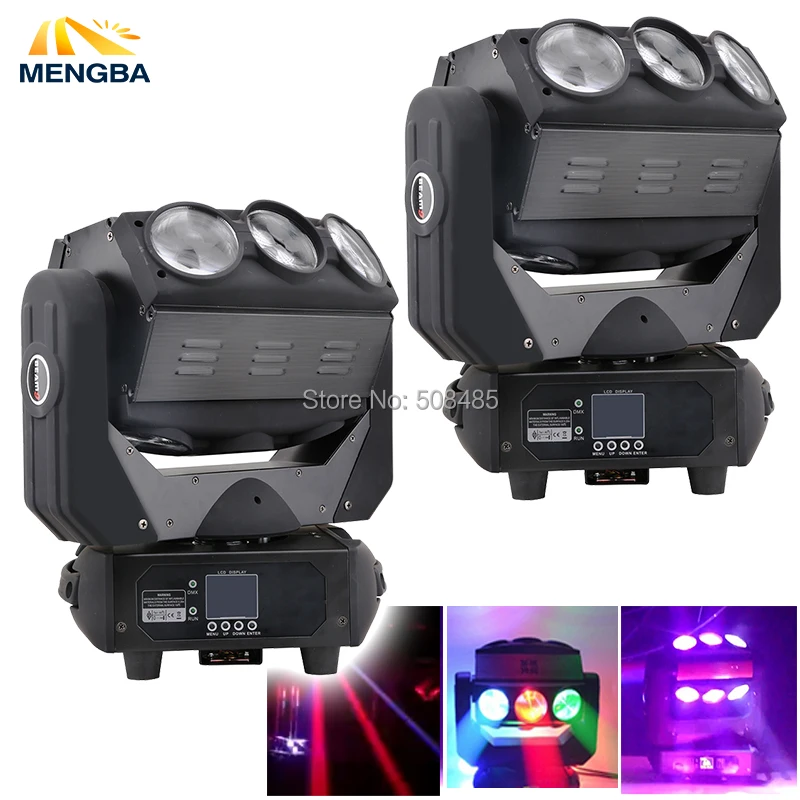 

2pcs/lot 9x12W RGBW LED Beam infinite Roller Light DMX512 X/Y Infinite Rotate ROLLER Spider Light Moving Head Light