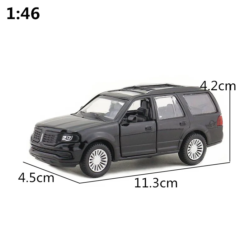 Масштаб 1:46/Игрушечная модель под давлением/внедорожник Ford Lincoln Navigator