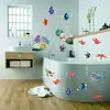 Wonderful Sea world colorful fish animals vinyl wall art window bathroom decor decoration wall stickers for nursery kids rooms ► Photo 2/6