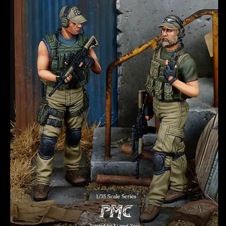 

1/35 PMC, Resin Model Soldier GK, Military theme, modern, Unassembled and unpainted kit