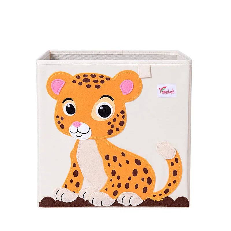 Новая 3D коробка для хранения игрушек мультфильм животное складная корзина для хранения шкаф Органайзер для хранения одежды корзина для хранения игрушек организовать - Цвет: 8