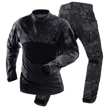 Боевая форма одежды для мужчин страйкбол военная одежда военная Маскировочная спецназ костюмы Пейнтбол куртки брюки без подкладок