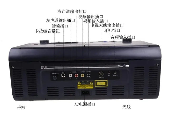 Panda CD-5000 Кассетный рекордер CD проигрыватель машина Английский Обучение DVD хлеб повторитель радио