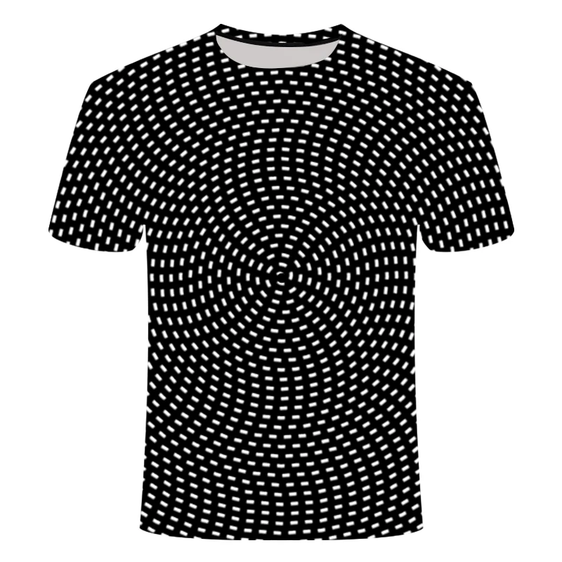 Футболка мужская черная белая 3d футболка в стиле панк-рок одежда черная дыра принт футболка хип-хоп Мужская толстовка летняя Азиатский Размер 6XL тренажерный зал