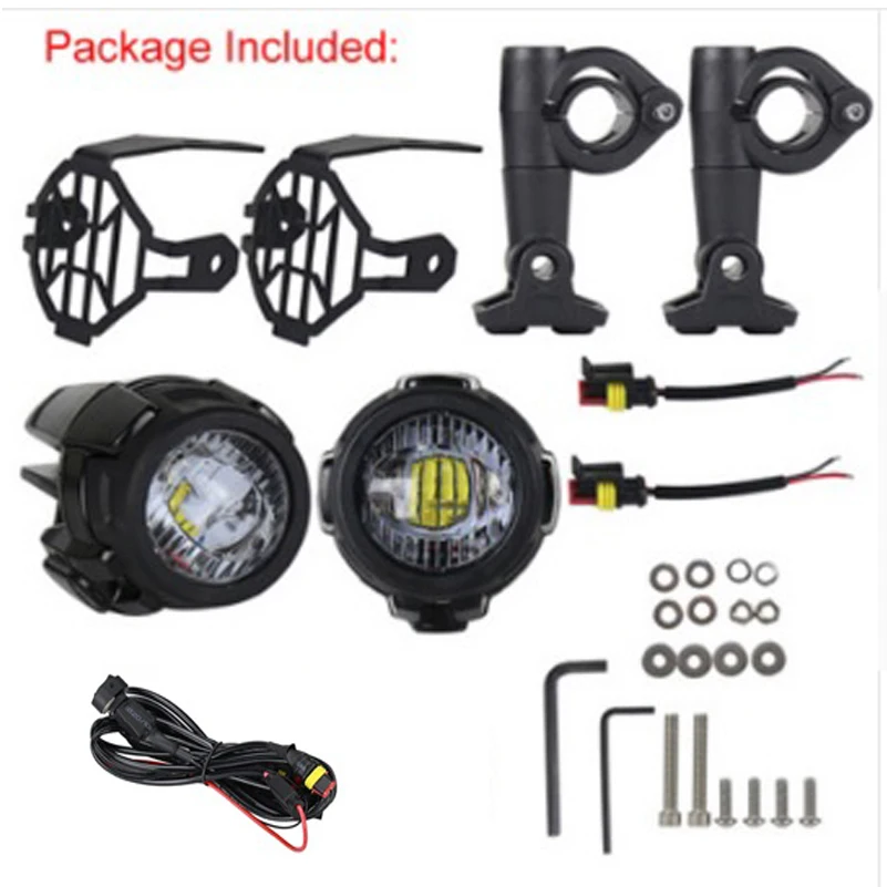 

Motorcycle led Fog Light for BMW R1200GS/ADV/F800GS/F700GS/F650FS 40W 6000k spot Driving fog lamps