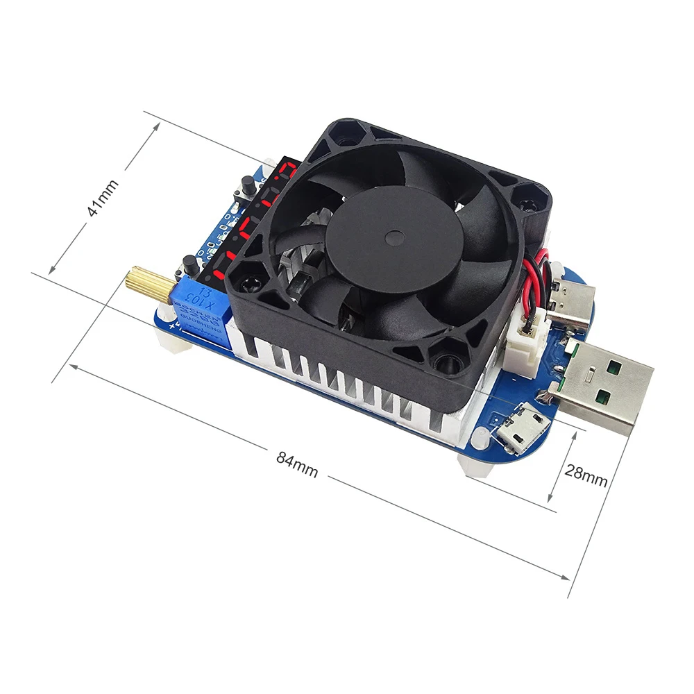 RD-HD25-HD35-Trigger-QC2-0-QC3-0-Electronic-USB-Load-resistor-Discharge-battery-test-adjustable (2)