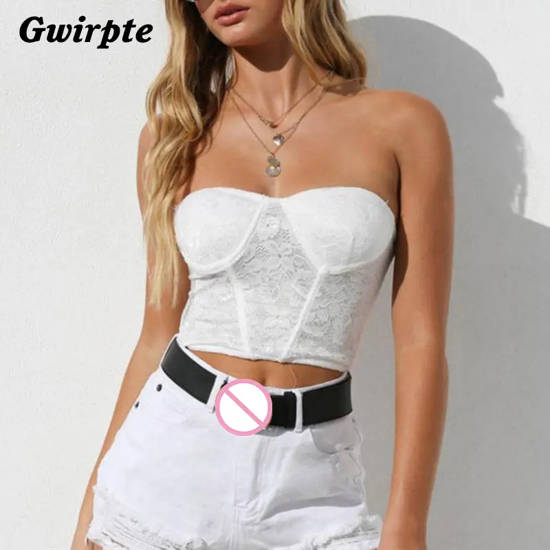 

Summer Style Lace Tube Tops Women Black Tee Casual Sexy Bustier Crop Top Boho Camisoles Bohemia Tank Beach Sexy Cropped T Shirt