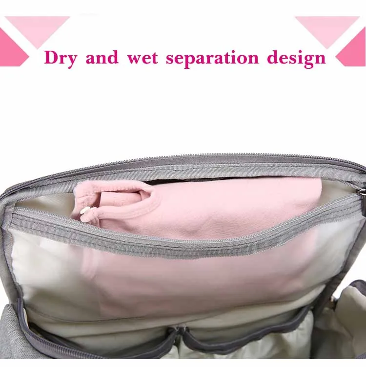 Мода Мумия подгузник материнства мешок большой Ёмкость подгузник сумка рюкзак кормящих сумка для ухода за ребенком Женская мода сумка
