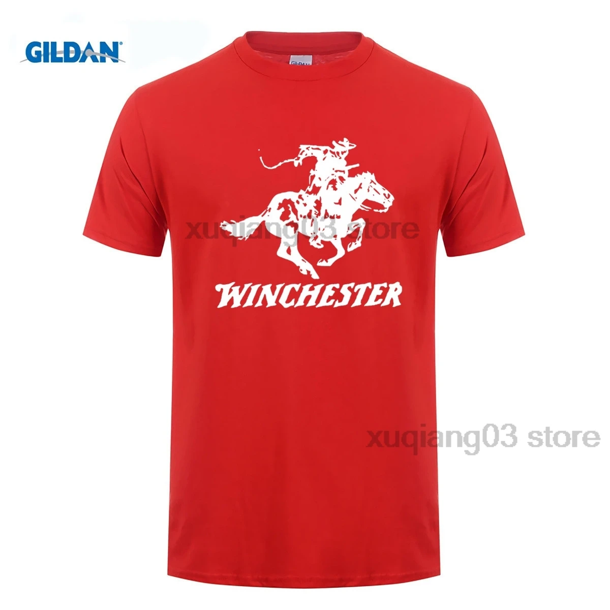 Футболка LEQEMAO Ronde Hals Mannen Nieuwe winster Rifle Men'S T-Shirt | Мужская одежда