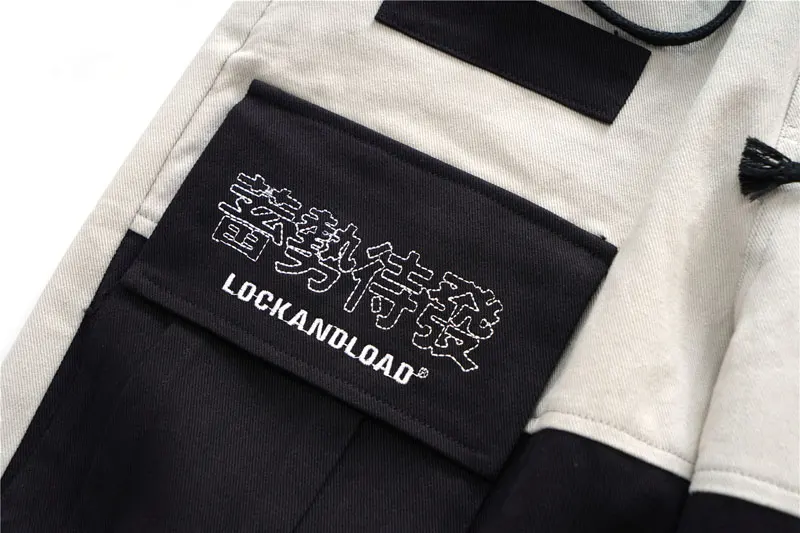 Patchwork Cargo Baggy Shorts 8