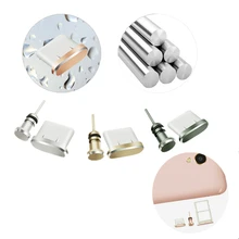 Jack Plug Dust смартфон 3,5 мм наушники+ usb type C зарядный порт заглушка для защиты от пыли алюминиевый сплав для Huawei Mate 9 OppoR11