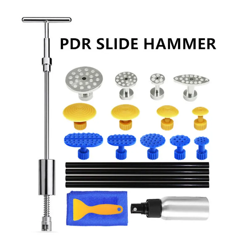 

WEYHAA PDR Tools Car Dent Puller Kit Slide Hammer Tool Set Paintless Dent Repair Kit Household PDR Repair Set For Dent Removal