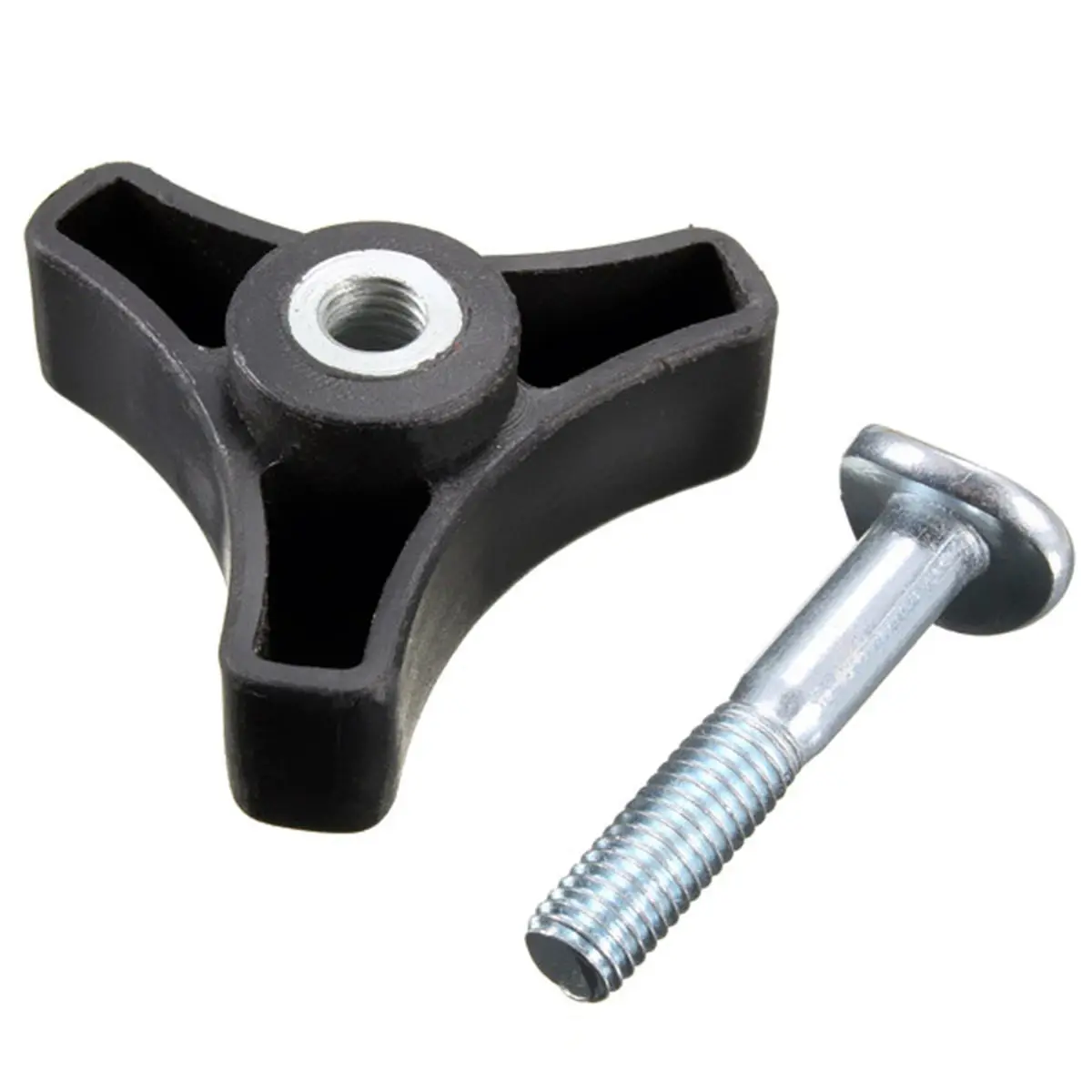 New Triangle Nut & Screw Mayitr Handle Knob Nut Screw Bolt For Lawn Mower Machine Replacement Parts
