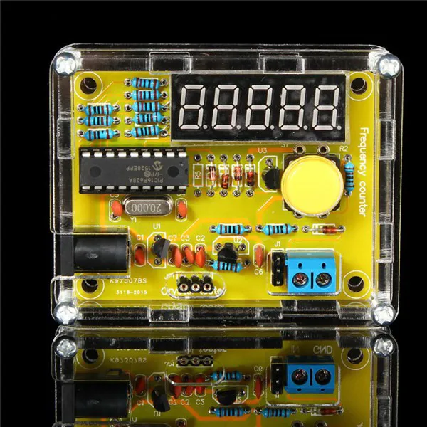 Geekcreit DIY Frequency Tester 1Hz-50MHz Crystal Counter Meter With Housing Kit