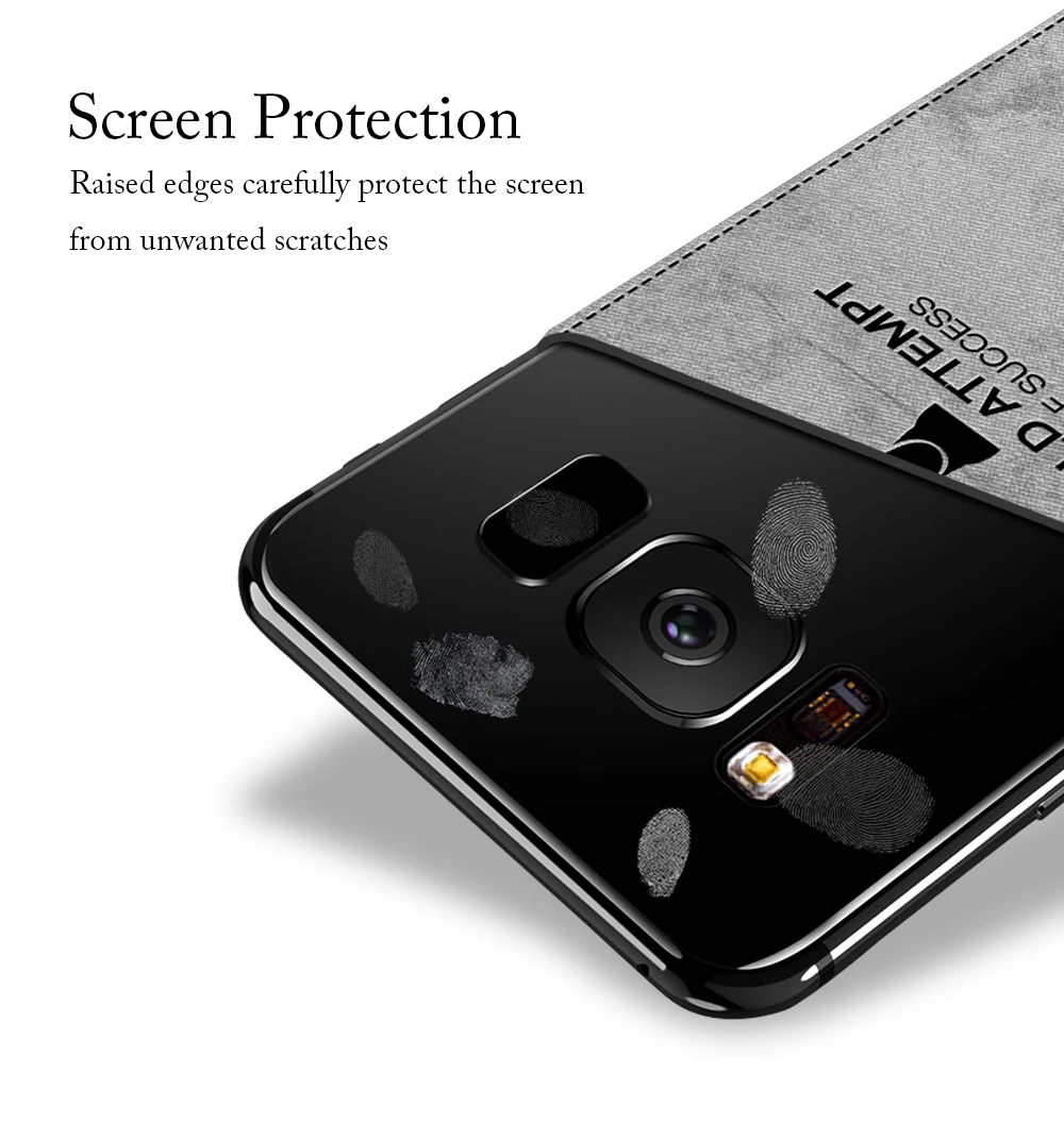 Ascromy For Samsung Galaxy S9 Plus Case Deer Design Cloth Canvas Cover Soft TPU Bumpe For Samsung S8 Note 9 8 Coque Accessories (6)