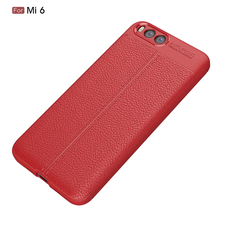 Litchi leather silicone case xiaomi mi6 (21)
