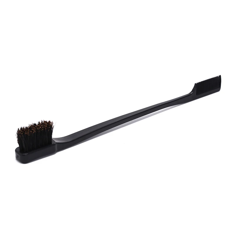 

17CM Hair Brush Randomly Color One Piece Beauty Double Sided Edge Control Hair Comb Hair Styling