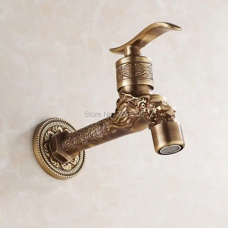 Free Shipping Newly Long Type Antique Bronze Plated Washing