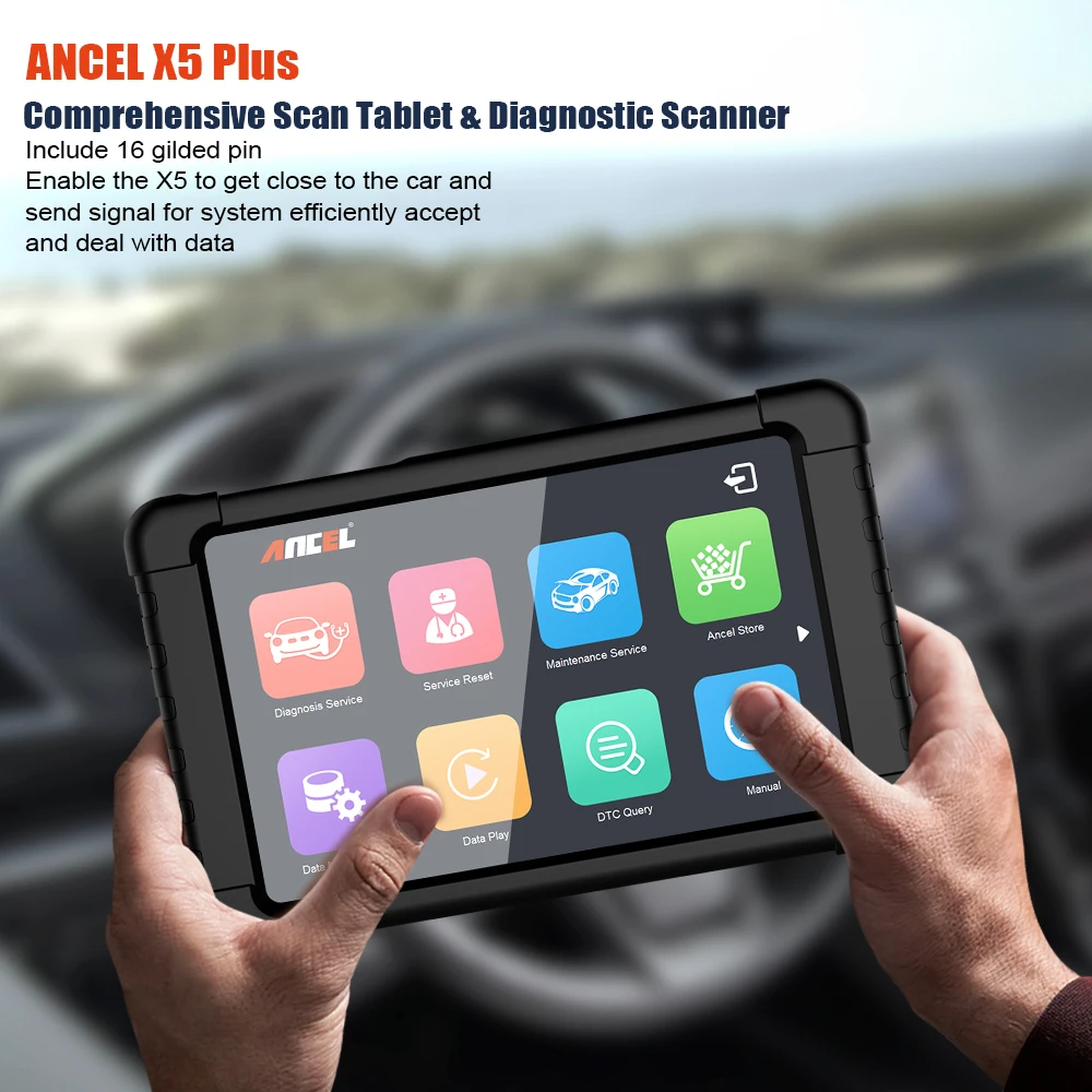 ANCEL X5 OBD2 сканер WIFI ABS SRS Oil EPB DPF Сброс полной системы Автомобильный многоязычный