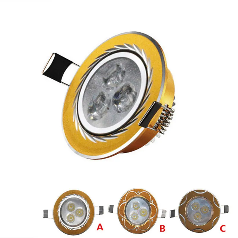 

100X DHL High Power LED Ceiling 9W Dimmable Ceiling Light AC85-240V LED Cabinet Light Spotlight Warm white/cold white/white