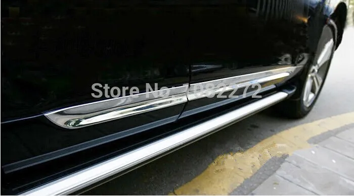 

ABS Chrome Side Door Body Molding Cover Trim For Toyota Highlander 2008 2009 2010
