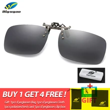 Мужские поляризованные солнцезащитные очки с металлическими клипсами, женские квадратные оправы, откидные солнцезащитные очки с линзами, мужские очки с клипсами, uv400, высокое качество