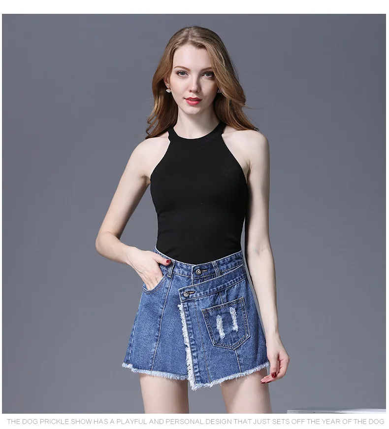 LXUNYI 4XL женские шорты джинсовые юбки на пуговицах Большие размеры корейские юбки шорты с высокой талией с карманами с кисточками короткие женские летние