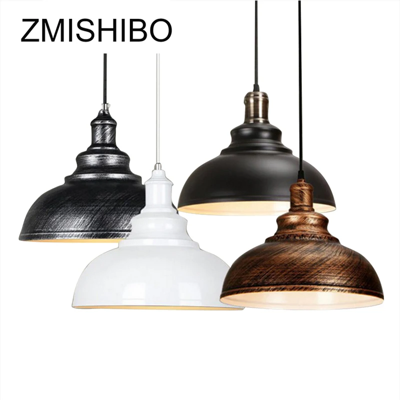 

ZMISHIBO Vintage Iron Europe Pendant Lights E27 110v-220v Loft Hanging Lamp Home Decoration Kitchen Suspension Lighting Fixtures