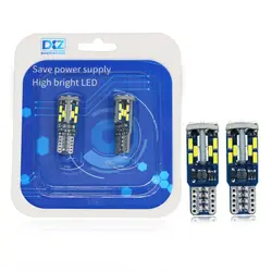 2 шт. авто светодиодный T10 canbus светодиодный W5W Canbus t10 светодиодный 30SMD 4014 светодиодный бесполярности подкладке Парковка свет внешнего света