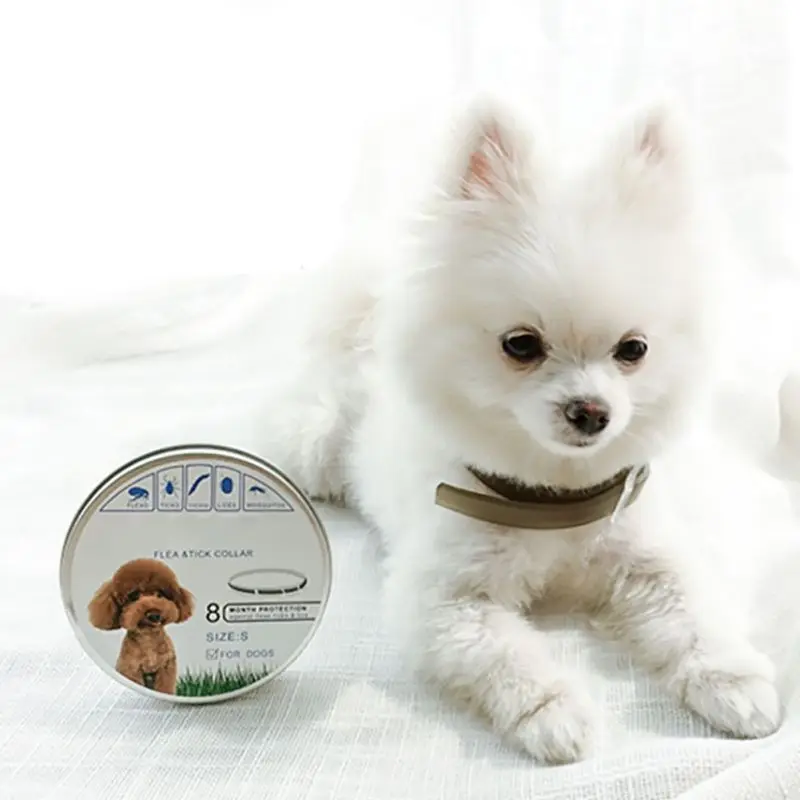 

Pets Dog Cat Pest Fleas Control Reject Collars Essential Oil Anti-Flea Collar For Small Dogs Puppy Summer Outdoor Supplies