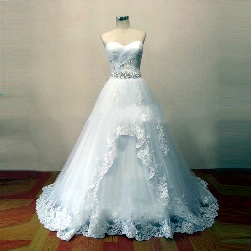 100% реальные фото Vestido De Novia торжественное платье с органзы с хрустальные бусины свадебное платье Высокое качество свадебное платье