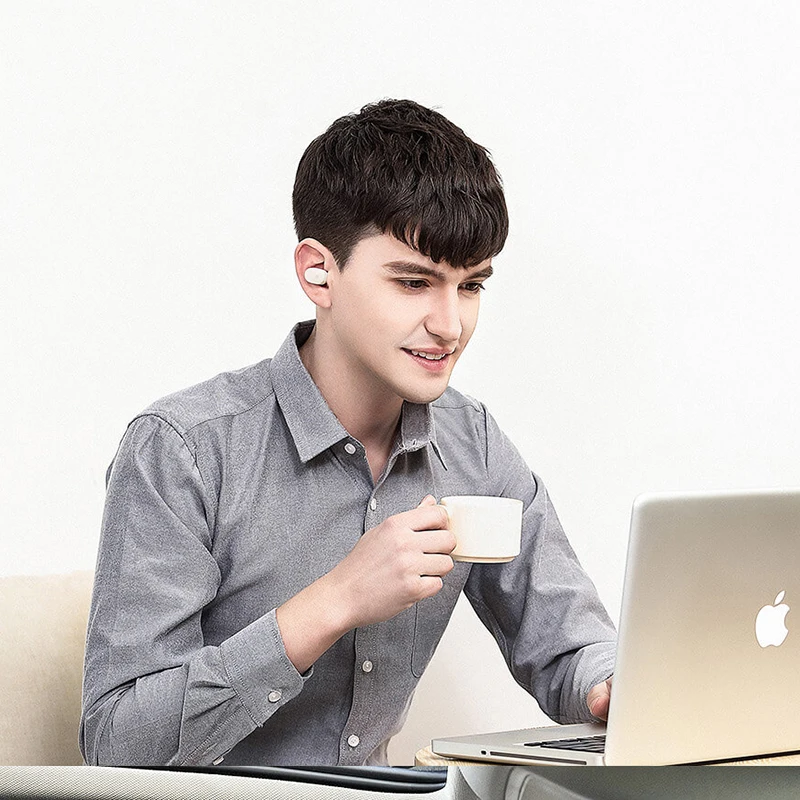 Xiaomi Mijia Wireless Bluetooth 4 1 Earphone Mini Headset Mijia Mi Earphone For iPhone X Android Build in Mic Handfree