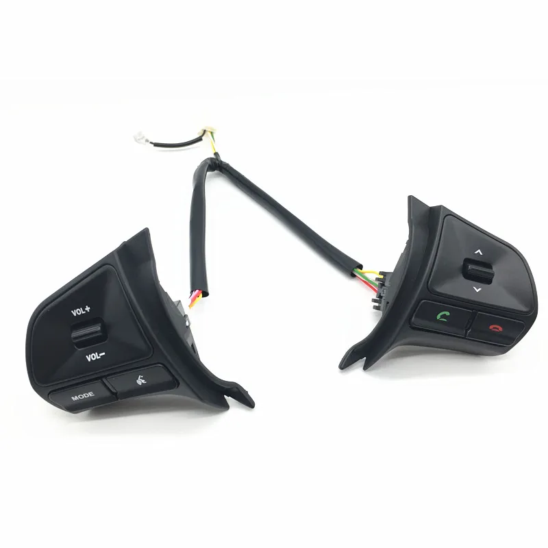 Para KIA RIO 2011-2014 botón de control de volante multifuncional interruptor de volumen de teléfono de Audio para accesorios de coche bluetooth Para KIA RIO 2011-2014 botón de control de volante multifuncional interruptor de volumen de teléfono de Audio para accesorios de coche bluetooth