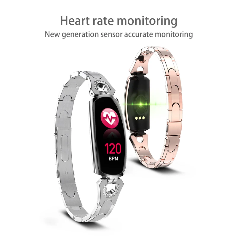 New Smart Watch Women IP67 Waterproof Heart Rate Monitor For Android IOS Phone Fitness Bracelet Smartwatch