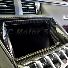 Автомобильные аксессуары сухой углеродного волокна внутренняя отделка Подходит для 2011- LP700 Экран внутренние объемного Панель автомобиль-Стайлинг