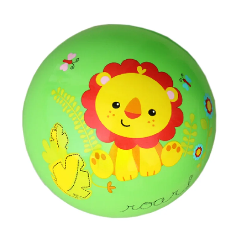 1 шт. надувной прыгающий шар спортивные игрушки Разноцветные Мультяшные животные развивающие игрушки мяч для детей игрушка 22 см