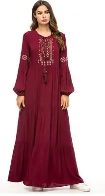 Abaya Qatar ОАЭ турецкое исламское Плиссированное мусульманское платье хиджаб Абая для женщин одеяние мусульмане кафтан одежда из Дубая DV332