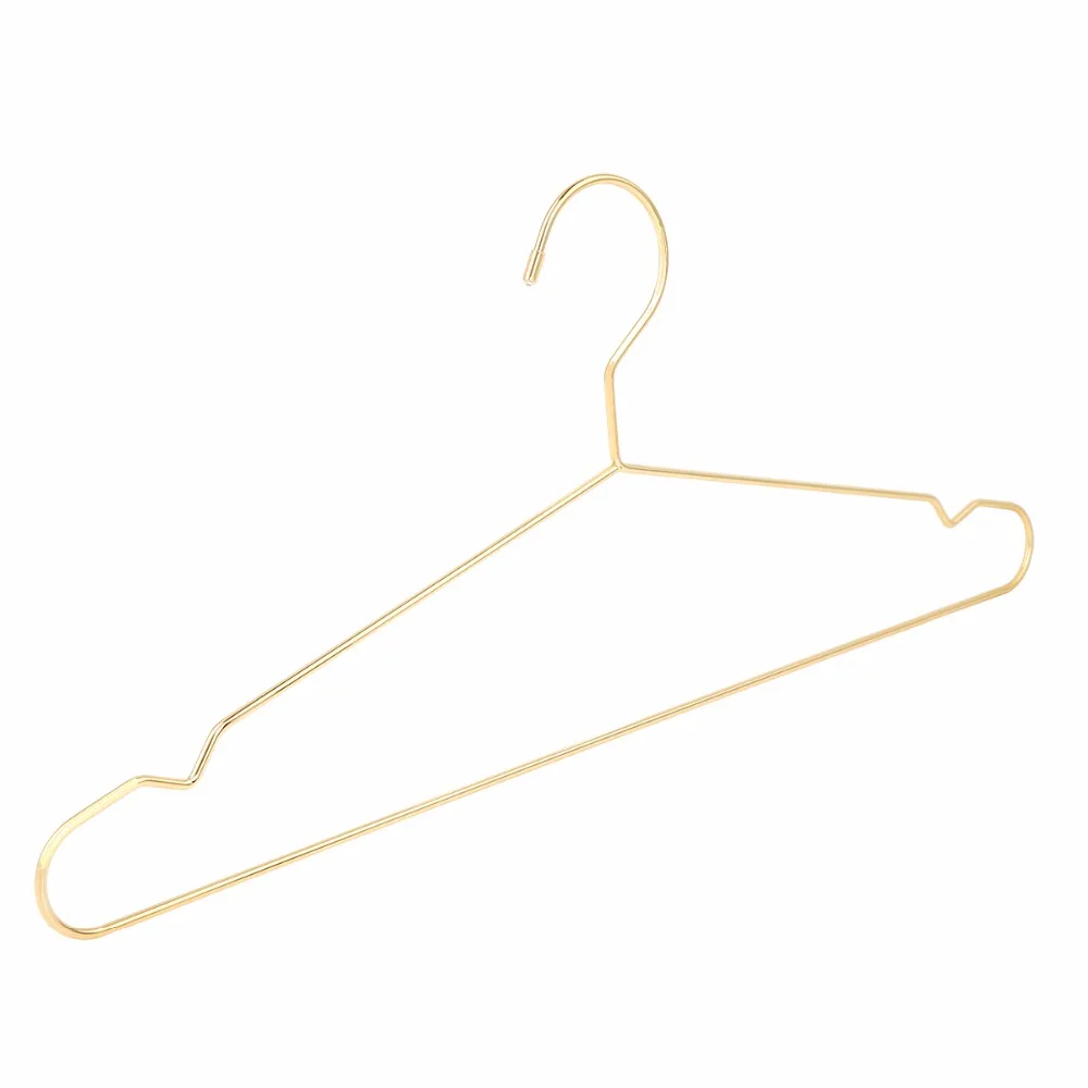 Hangerlink 45CM Gold Strong Metal Wire Hangers Clothes Hangers, Coat Hanger, Standard Suit Hangers(20 pcs/Lot)