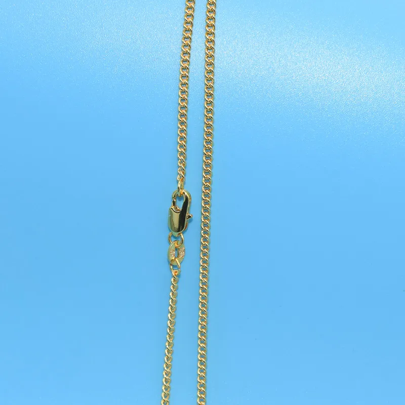 10 шт./лот промо-акция! золотое ожерелье Модные ювелирные изделия плоские цепи 2 мм ожерелье 16-30 дюймов кулон цепь
