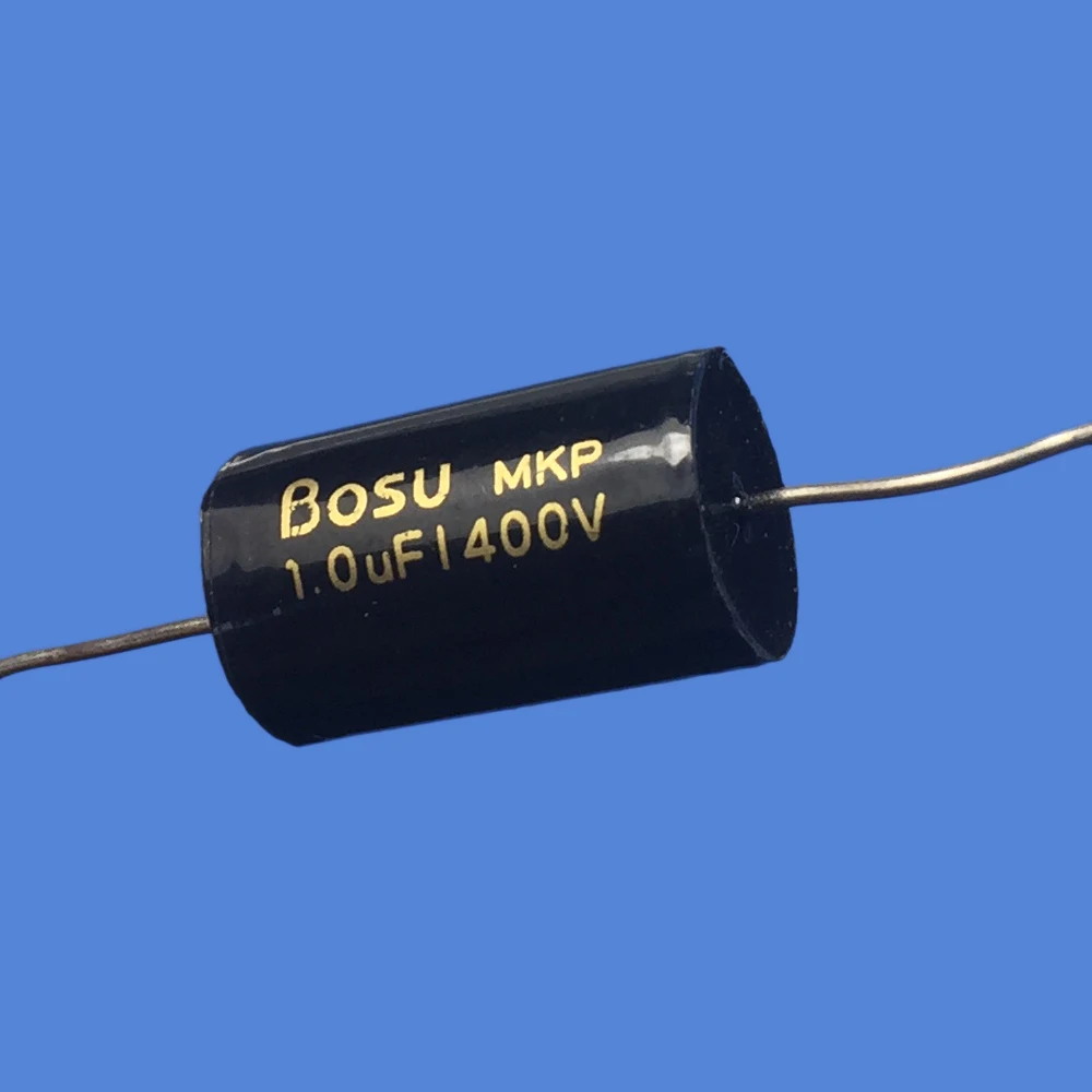 2pcs 1.0uF-4.7uF 400V MKP Metallized Polypropylene Film Non-Polarity Capacitor for Speaker Frequency Divider Amplifier Crossover