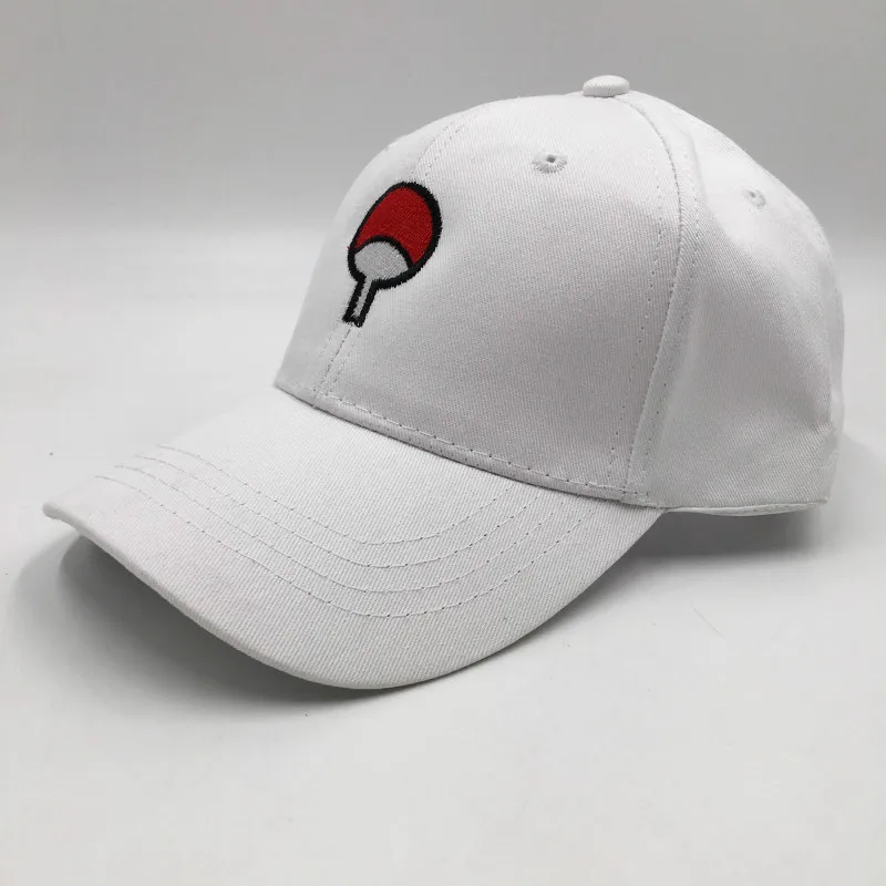 Японская аниме Наруто Snapback Мужская кепка семья Учиха шляпа c вышивкой хлопковая