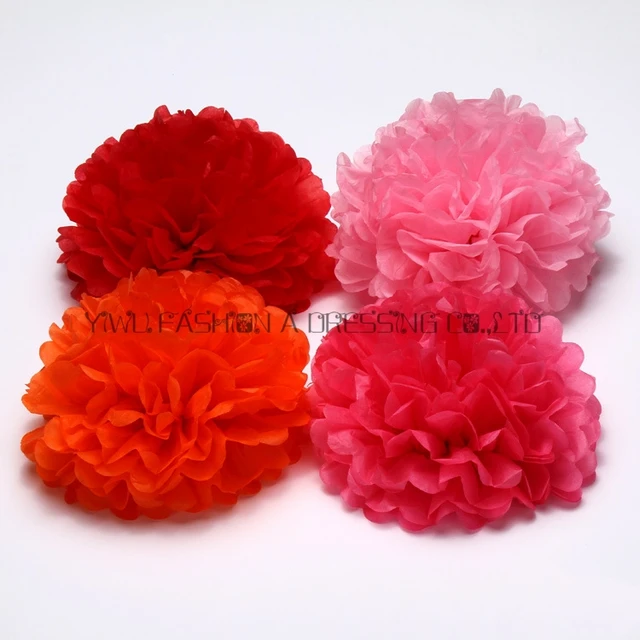 29 Colors Avilable!! Large Tissue Paper Flowers Balls Party Decor  18inch(45cm) 2piece/lot Handmade Paper Pom Pom Free Shipping - Artificial  Flowers - AliExpress