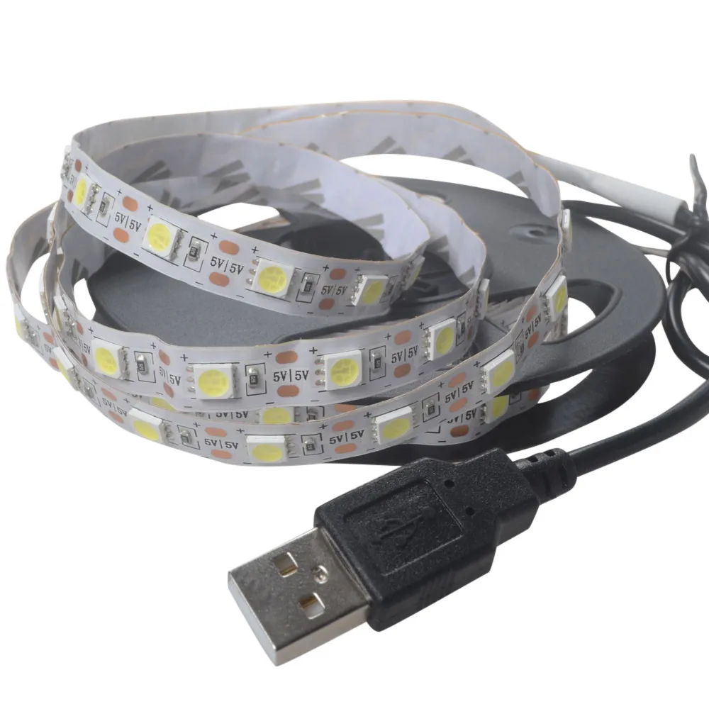2M Led Strip 120 Lights 5050usb Waterproof Light Belt Led 2M Usb Strip Lights Tv Back Light Color Changing #4P26 (6)