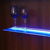 1pcs X20cm Length Blue Wall Shelf SMD LED Profile Light For Clip 8mm Glass Shelf LED Aluminum Glass Shelve Without Glass 1