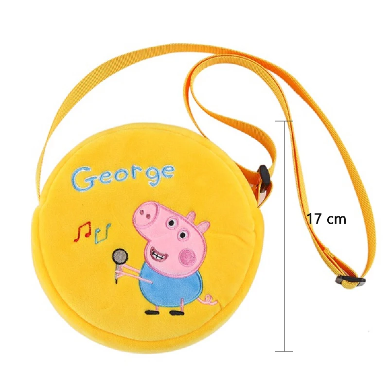 Peppa Pig George Pig Детские Плюшевые игрушки обувь для девочек мальчиков Kawaii детский сад сумка Рюкзак Кошелек школьная куклы Подарки